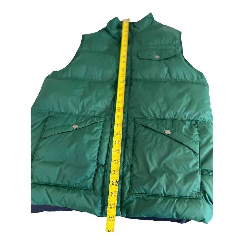 Lands' End Kids (XL) / Adult (M)Green Puffer Vest - Picture 5 of 8